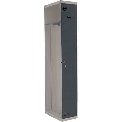 Simonrack Armadio-cassettiera robusto e di design in grigio e bianco