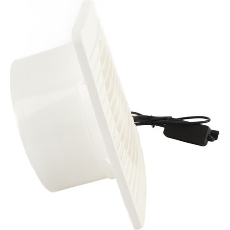 50-Watt-Solarventilator (15 cm) mit ABS-Schutzgitter, wasserdicht nach IP67, für Gewächshäuser und Hundehütten (1/5)