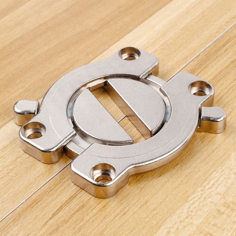 Connecteur de plateau (avec quatre vis) pour table à manger/bureau/bureau d'ordinateur