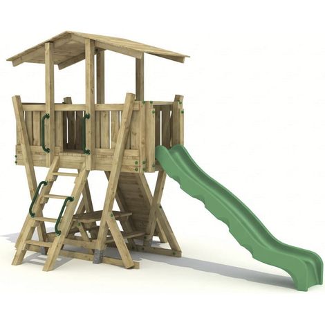 Parc Aire de Jeux Enfants Extérieure avec toit et table Usage Public et Commercial EN 1176 Funni Parc IV (1/5)