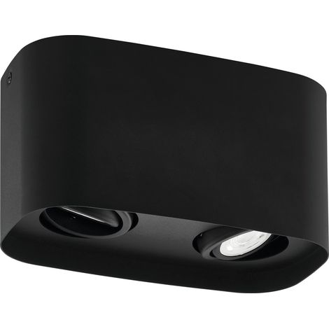 Luminaire plafonnier LED connecté, 2 spots (1/5)