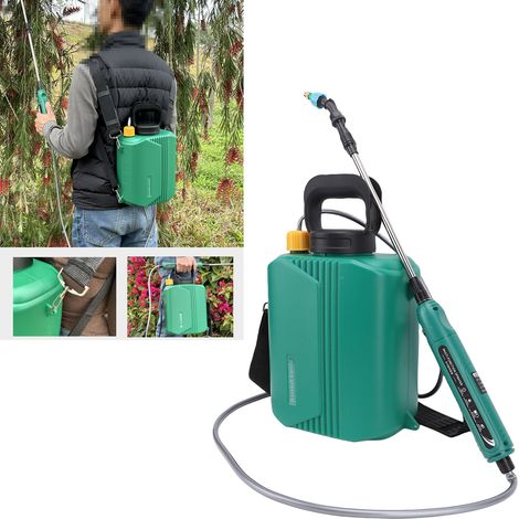 Pulvérisateur électrique à dos 6L - Modèle Pro - Batterie Lithium 2000mAh - 3 Buses - Wand Télescopique - HDPE/ABS (1/4)