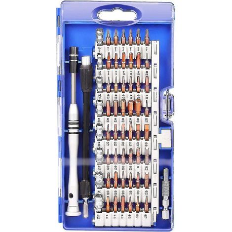 Kit de tournevis magnétique 60 en 1 pour la réparation des vitres d'ordinateur portable (1/2)