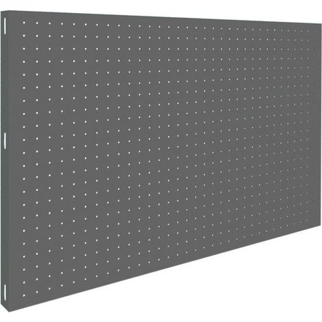 SimonRack Panneau Mural Perforé Porte-Outils avec 8 Crochets – 600x900x35 mm – Acier Grigio – Simonwork