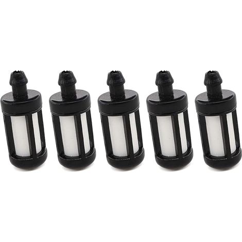 Lot de 5 filtres à essence pour tronçonneuse à essence par exemple Stihl Husqvarna Dolmar Echo