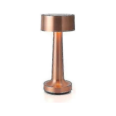 Lampes de table rechargeables à barre tactile (or rose) (1/5)