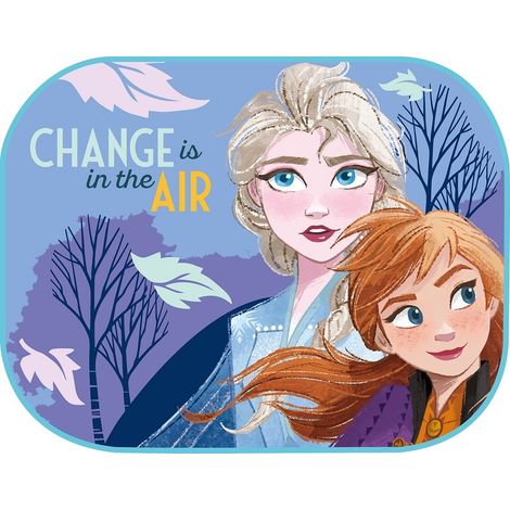 JEU DE 2 PARE-SOLEIL LATÉRAUX - REINE DES NEIGES – 44×35 CM
