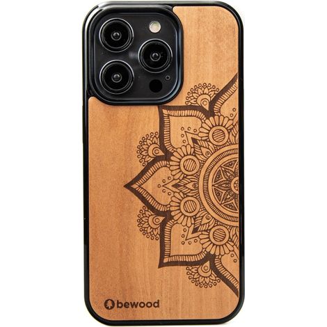 Custodia in legno Bewood per iPhone 14 Pro MANDALA MELO (1/5)
