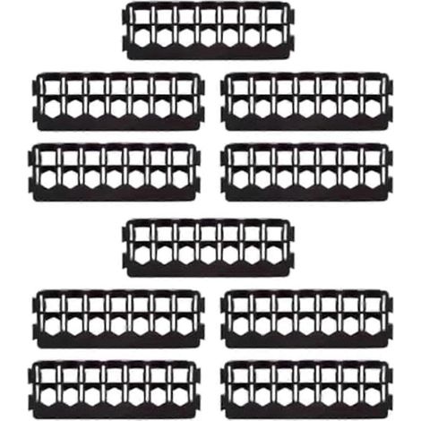 10 Stück N540501 N540501-2IN Stapel-Einlegeleiste mit 7 Löchern 75 mm x 25 mm (1/5)