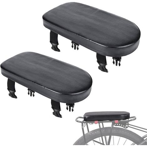 Portapacchi in 2 pezzi per bicicletta, sella 30 x 15 x 5 cm, imbottitura per portapacchi, imbottitura per portapacchi, sella per bicicletta, selle per mountain bike, selle per mountain bike (1/5)
