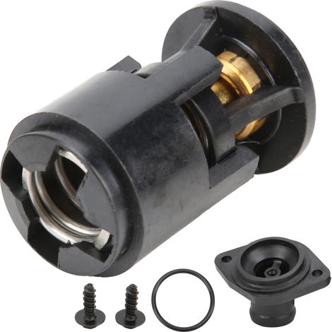 Kit raccord thermostatique 032121121B compatible Seat Arosa, Cordoba, Ibiza, Leon, pièce de rechange refroidissement, collier inclus, haute qualité. (1/5)