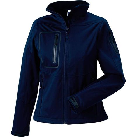 Giacca da lavoro Russell 520 Softshell da donna Blu navy S