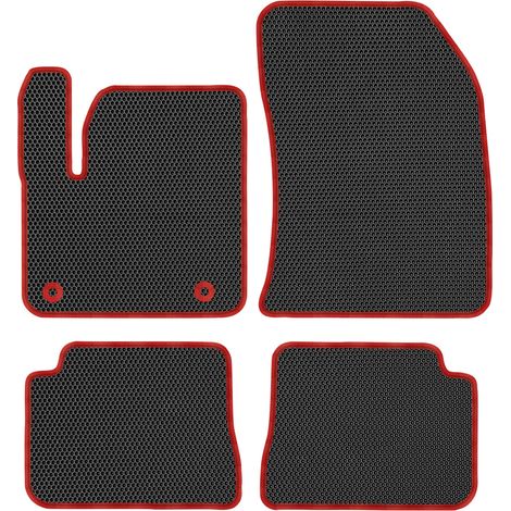 Peugeot e-208 à partir de 2020. Tapis de sol dédiés - EVA alvéolé noir (1/5)