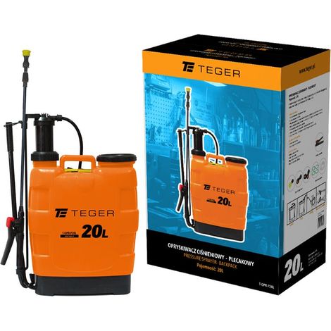Spruzzatore a pressione a zaino Teger da 20 litri