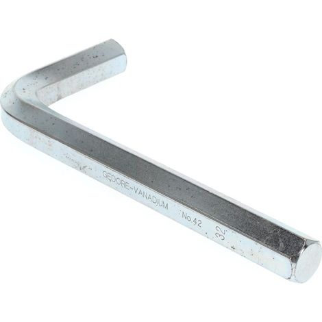 GEDORE Giravite Squadra per Viti a Esagono Incassato, Cacciavite ad Angolo, Chiave Maschio Esagonale, Giravite Brugola 32 mm, Utensile, Lungo 347 mm, 42 32 (1/4)