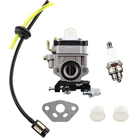 Kit de Maintenance pour Coupe-Bordure AL-KO : Carburateur 11mm, Filtre à Carburant, Bougie d'Allumage et Tuyau - Compatible BC410, BC4535, BC4125 (1/5)