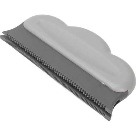 Brosse de nettoyage multifonctionnelle grise à tête souple et élastique pour une prise en main confortable. (1/5)