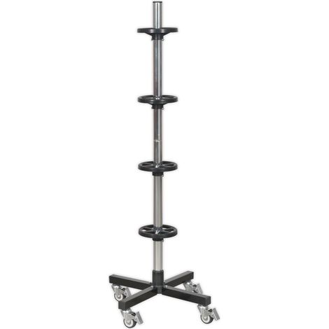Sealey Wheel Storage Trolley 100kg Capacity STR004 (1/5)
