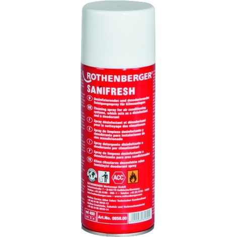 IGIENIZZANTE SPRAY PER CLIMATIZZATORI SANIFRESH 400 ML   ROTHENBERGER ITALIANA Srl