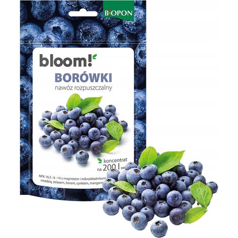 Biopon BLOOM fertilizzante multicomponente solubile per mirtilli 200 g (1/5)