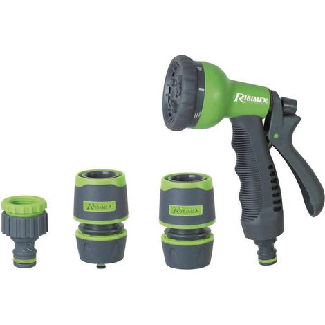Kit Pistolet Arrosage Multijets 2 Raccords 15 mm - Pratique et Efficace - D-Work