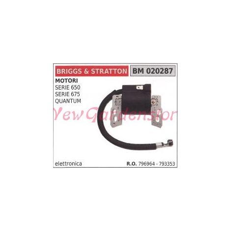 Bobina accensione briggs stratton motori modelli serie 650 675 quantum tagliaerba