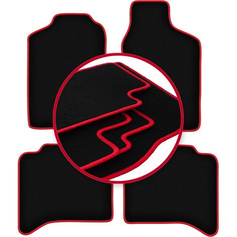 Alfombrillas CARLUX-RED para Opel Frontera B 5 puertas (1998-2006)