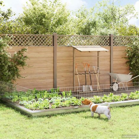 Teenpull – Gartenzaun mit Pfählen 24 pcs 115 x 50 cm Mesh Verzinkter Stahl (1/5)