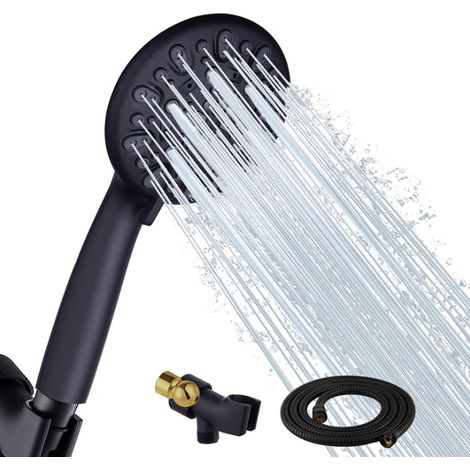 Douchette américaine à dix fonctions avec booster d'eau pour pistolet 9 + 1 = 10 fonctions ensemble de douche de tête de douche (1/4)
