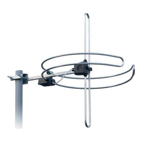 Antenne terrestre DAB DAB+ FM – Polarisation horizontale/verticale – Gain 2,2 dBi – Installation facile sur toit ou terrasse – ME
