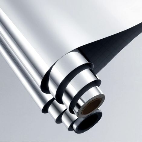 60 cm x 2 m Autocollants miroir Autocollants muraux flexibles pour décoration de miroir (1/5)