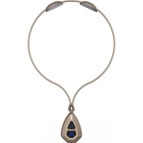Mini masseur de cou intelligent, pendentif masseur cervical et dorsal portable, masseur de cou à compresse chaude, EMS pour la relaxation musculaire et le soulagement de la douleur, cadeau idéal-AquaF