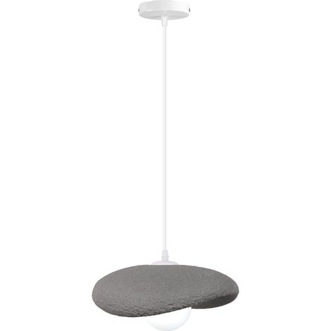 30CM Lámpara De Techo De Interior Personalizada Y Creativa Lámpara Colgante Retro E27, Plafones Moderna Gris Para Dormitorio Cocina