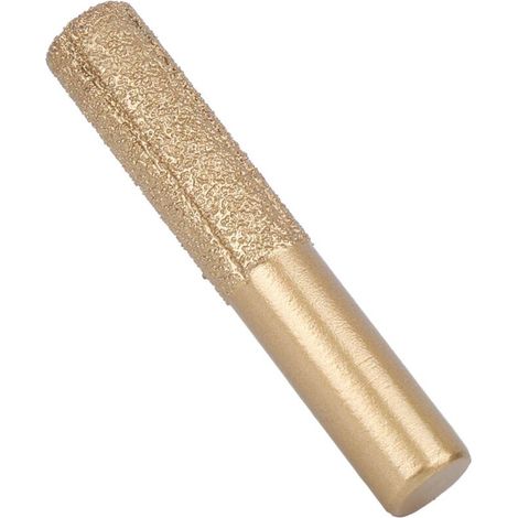 Fraise pour défonceuse, affleureuse et toupie, Bits de routeur diamant Golden brasé tige droite pour couteau de couture de marbre de pierre de quartz12,7 x 13,5 x 75mm (1/5)