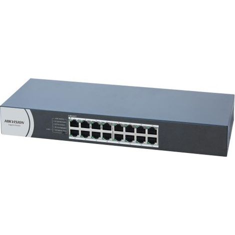 Hikvision DS-3E0516R-O switch No administrado Gigabit Ethernet (10/100/1000) Gris