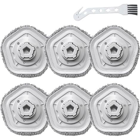 FOREHILL Ersatz-Reinigungspads aus Kunststoff für den Saugroboter Bot W10 W10Pro (1/4)