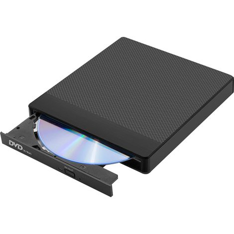 Lecteur DVD Externe Type-C - Graveur CD DVD Portable avec Lecteur Carte SD TF - Compatible Windows et Mac OS - 1 Pièce (1/5)
