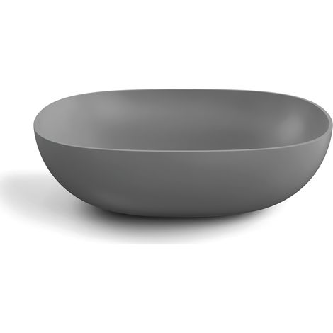 Lineabeta - Lavabo ovale da appoggio Acquaio in ceramica 50x38,5 (1/2)