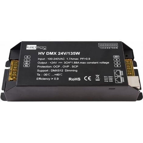 Transformateur led deko-light basic dim cv hv dmx 24 V compatible DMX