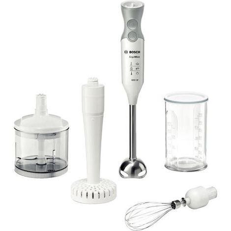 Bosch MSM66155 licuadora Batidora de inmersión Gris, Blanco 600 W
