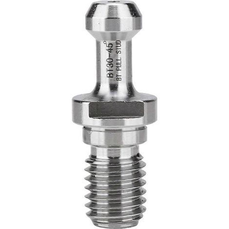 45° verchromter Stahl-Zugbolzen-Halteknopf für Fräswerkzeughalter (BT30-45°)