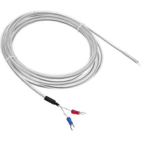 PTFE-Thermoelement Typ K, 2-adrig, wasserdicht, korrosionsbeständig (1/5)