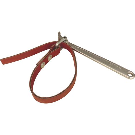Clé à filtre à sangle en cuir 110mm max DRAKKAR TOOLS - 09183 23