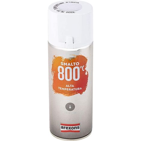 SMALTO SPRAY ALTA TEMPERATURA ml. 400 - bianco (1/5)