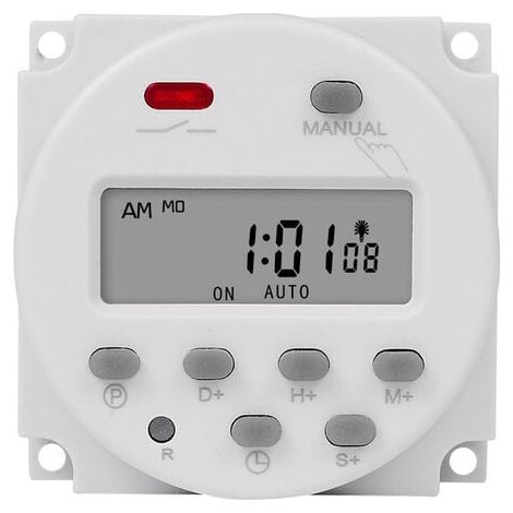 1 pz cn101a LCD Time Switch 12V 110V 220V Time Relay Street Light Display Panel Power Timer (220V) (1/5)