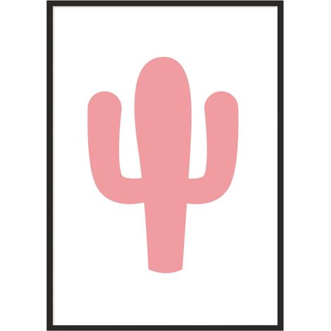 Póster con marco A4 cm Cactus PD136 (1/5)
