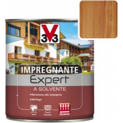 Impregnante protector para madera en base disolvente Expert nogal medio 3 litros