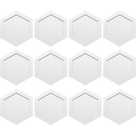 12 autocollants muraux miroir en acrylique (1/3)