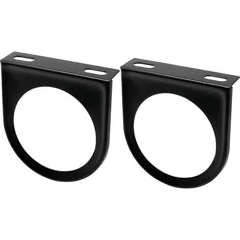 Support de tableau de bord universel en fer à trou unique de 52 mm pour camion. voiture et moteur. avec couvercle de jauge. (1/5)
