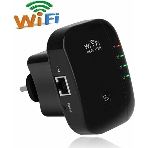 Superboost WiFi Extender Couvre jusqu'à 1500 pieds carrés et 25 appareils à des vitesses allant jusqu'à 300 Mbps WiFi Range Extender WiFi Booster étend la portée de votre connexion Internet WiFi (1/5)